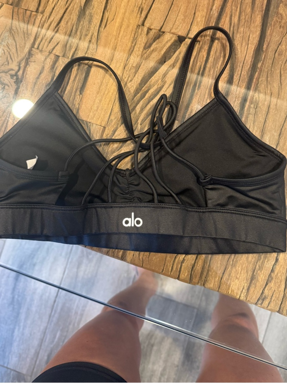 ALO strappy back sports bra